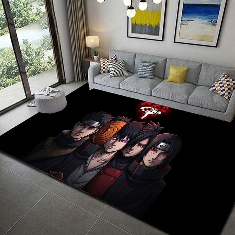 Naruto Adventure Carpet Rug for Living Room Bedroom Home Sofa Decoration,Kids play Non-slip Floor Mat