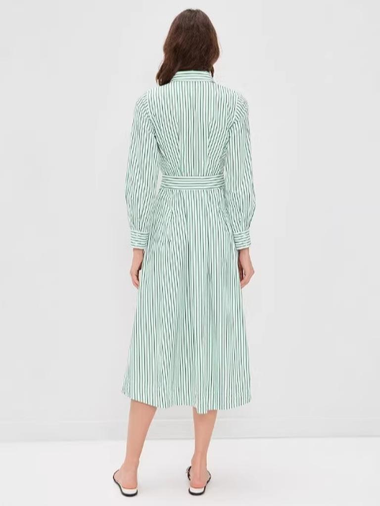 New TK Style Striped Cardigan Fashion Women's Dress