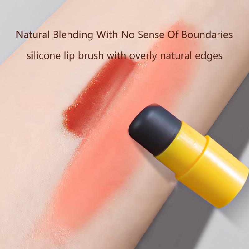 Silicone Lip Brush Angled Concealer Makeup Brush Tool Portable Round Head Like Fingertips Q Soft Lipstick Brush Concealer Brush