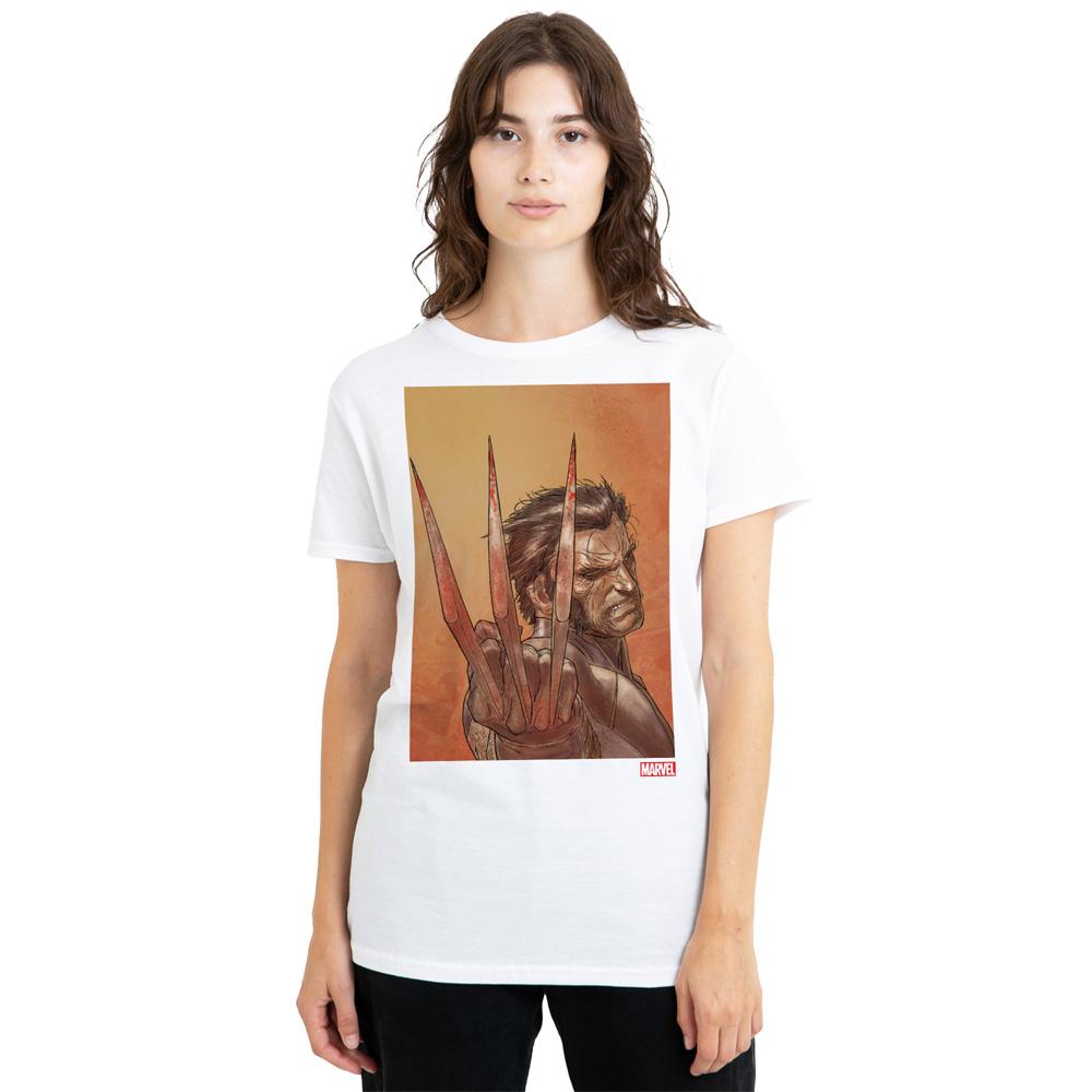 X-Men Womens/Ladies Ready Wolverine T-Shirt