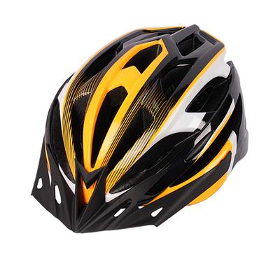 Fahrradhelm für Erwachsene mit LED-Rücklicht. Leichter und belüfteter Mountainbike-Helm mit abnehmbarem Visier