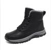 Men Winter Snow Boots For Waterproof Leather Sneakers Super Warm Men's Boots Outdoor Male Hiking Boots Work Shoes Size 39-46