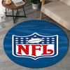 NFL Holdkollektion Rundt Tæppe til Stue, Soveværelse, Legeværelse, Stoletæppe, Områdetæppe, Cirkeltæppe, Stor Størrelse Fan Julegave