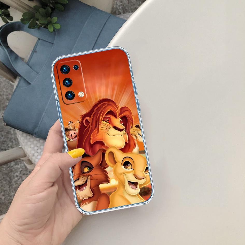 CJ75 Lion King Transparent Phone Case for LG K22 K30 K40 K40S K41 K42 K50 K50S K51 K51S K52 K61 K62 K71 K92 Q60 Q61 V40 V50 V60