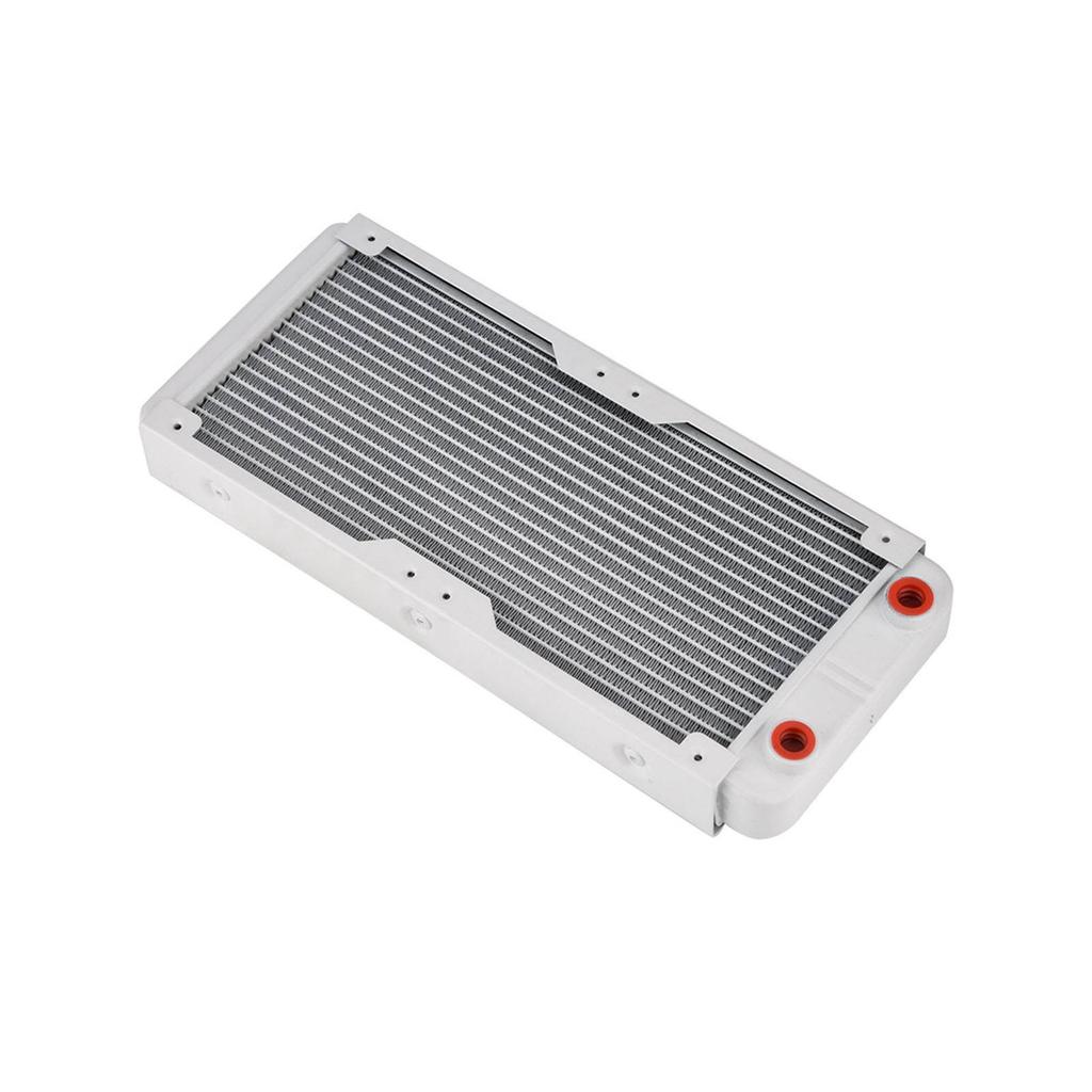 Aluminum Radiator Heat Sink Computer Water Cooling Liquid Heat Exchanger White