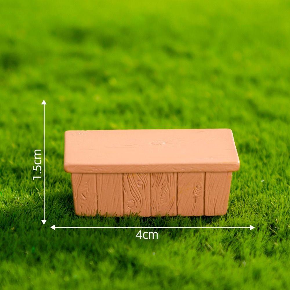 Dog Coffee Shop Animals Statue DIY Doll House Miniature Figurines Creative Mini Animals Figurine