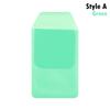 1Pc Candy Color PVC Card Bag Portable Pocket Protector Leak-Proof Pen Pouch Pencil Case Office School Doctors Nurses Supplies