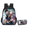 Mochila Anuel Aa para Hombre y Mujer Bolsa Escolar Casual Gran Capacidad Caja de Almacenamiento para Material Escolar Tipo Solapa