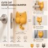 Self Adhesive Anti-Collision Pad 3D Cat Shape Cat Door Bumper Wall Protector Pad  Door Protection