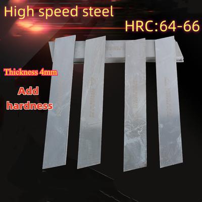 HRC64-66 Schnellarbeitsstahl Nitrieren Härten Dicke 4 mm Länge 200 mm HSS 4341 Stahl Holzbearbeitungswerkzeuge Schnitzklingen DIY Messer Rohmaterial
