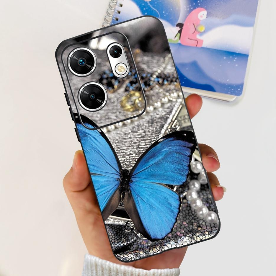 For Infinix Zero 30 4G Case X6731B Cute Cat Butterfly Cover Soft Silicone TPU Phone Case For Infinix Zero 30 5G Zero30 4G Fundas