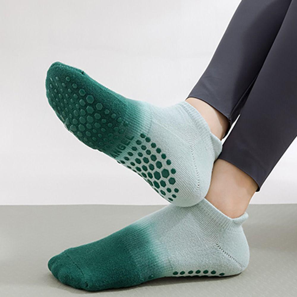 Gradient Color Women Socks Silicone Pilates Sock Fashion Yoga Socks