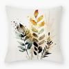 Pillowcase Classic Retro Green Plant Sofa Decoration Pillowcase Nordic Home Waist Cushion Pillowcase