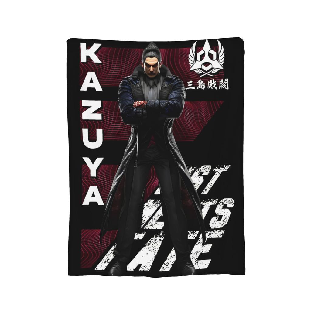 Panda Tekken 8 Gaming Blanket  Flannel Novelty Breathable Throw Blankets for Bedspread Autumn/Winter,