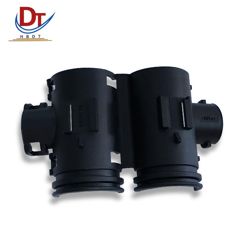 Three-Way NW17-10-17 T-Type Black Corrugated Pipe Clamp for Automotive Wire Harness Connector Three-way Connector 9806136