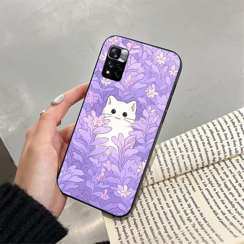 Cute Cat Phone Case For Xiaomi Redmi note 13 12 Pro 11S 11 10 Pro 10S 12S Redmi 10 13C 9C