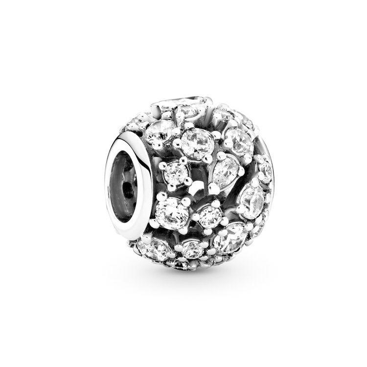 Pandora Radiant Circle Hollow Charm Unisex Charm 799225C01 Silver