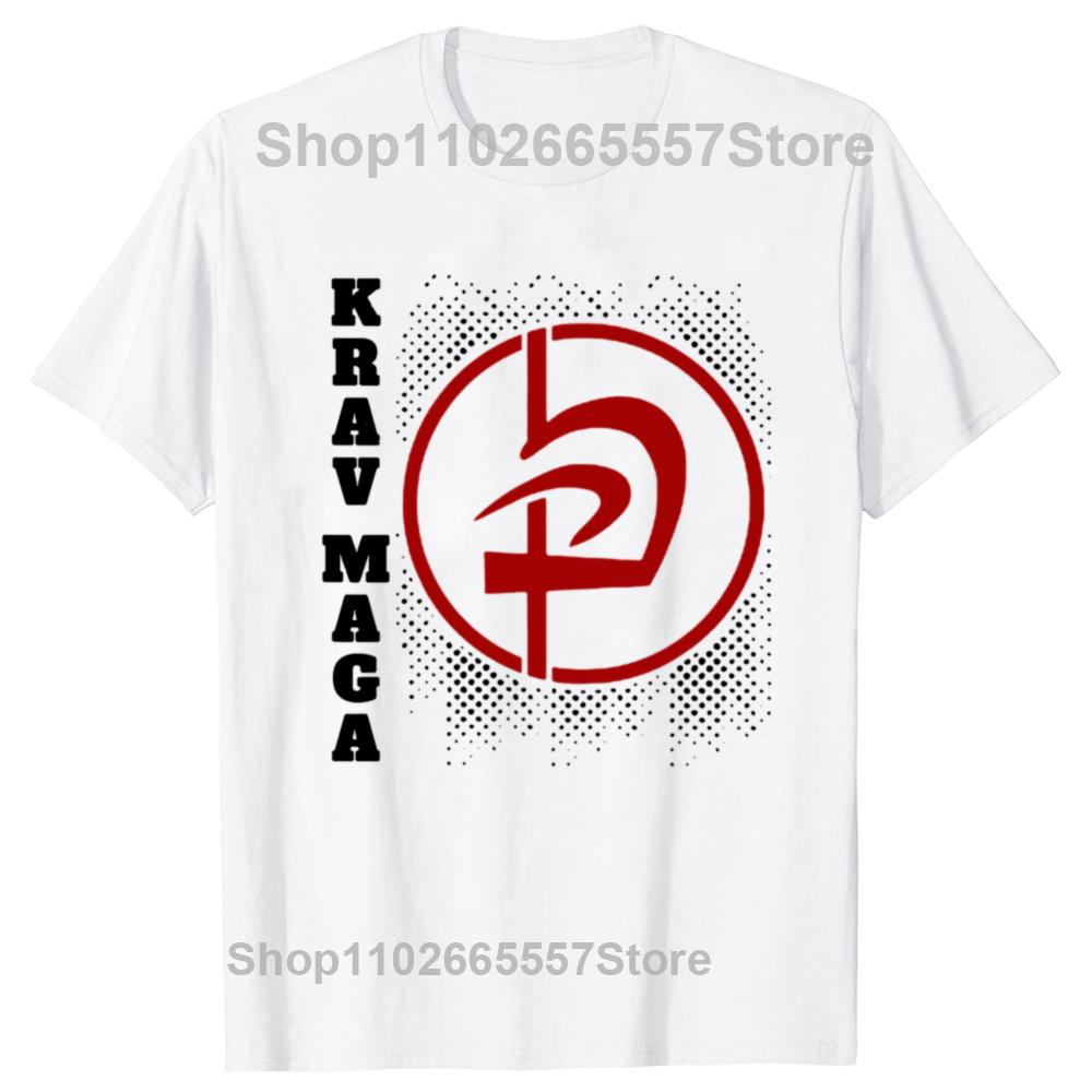 Lustige Krav Maga Israelisches Selbstverteidigungssystem Grafik T-Shirts Unisex Mode Lässiges T-Shirt 100% Baumwolle Locker Oversized T-Shirt