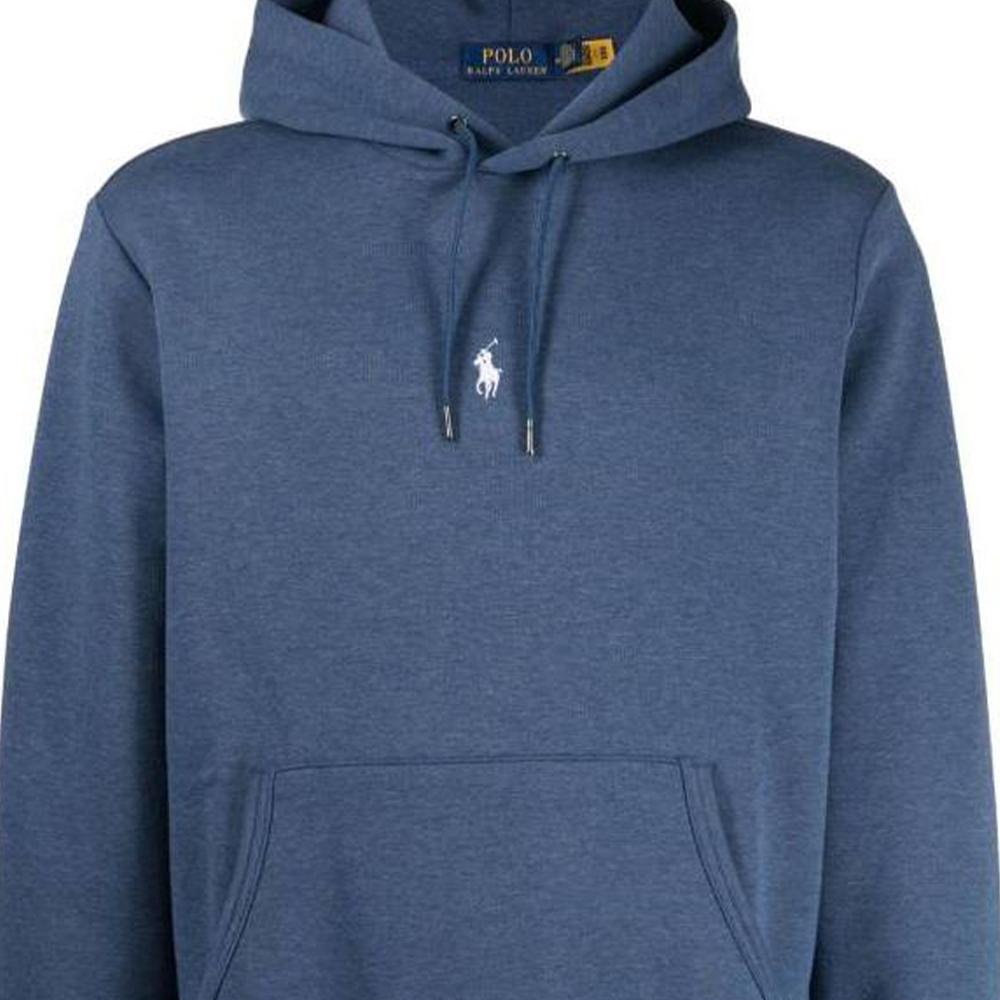 Polo Ralph Lauren Logo Embroidered Loose Fit Hoodie Men Hoodies Navy-Blue 710881506-025