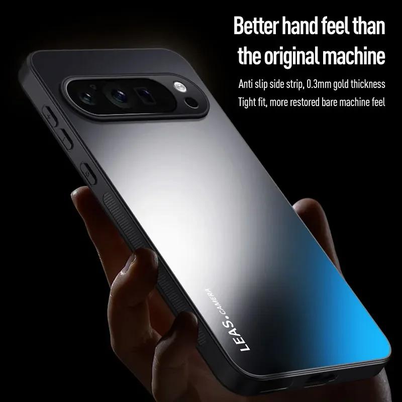 Custodia Lussuosa AG Opaca Anti-impronte Digitali per Google Pixel 10 9 Pro XL 8 7 6 A/Pro Paraurti Antiurto Protegge Copertura Posteriore
