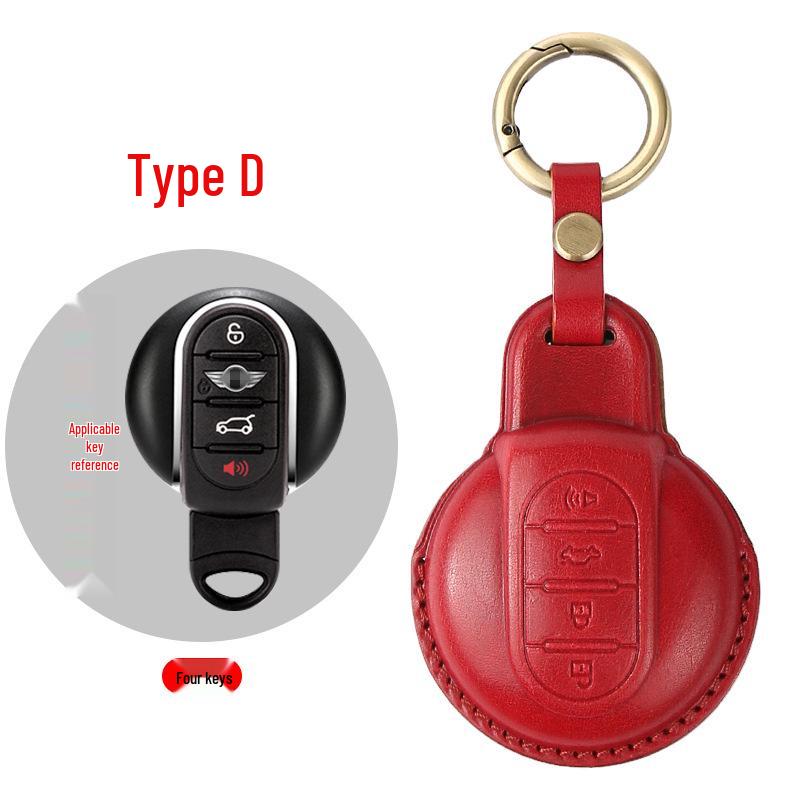 Genuine Leather Key Case for BMW 5 & 7 Series - Blade Key Compatible