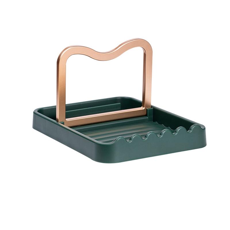 Lingură de odihnă cu capac de oală suport suport bucătărie blat organizator ustensile spatulă depozitare raft masă de sufragerie