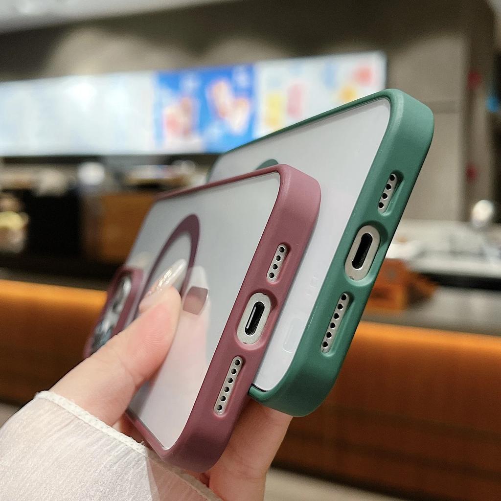 Slim Fit Magnetic Case for For Iphone 17 16 15 14 Plus 13 12 11 Pro Max Case For Magsafe Transprent Case Shockproof Protective Cover