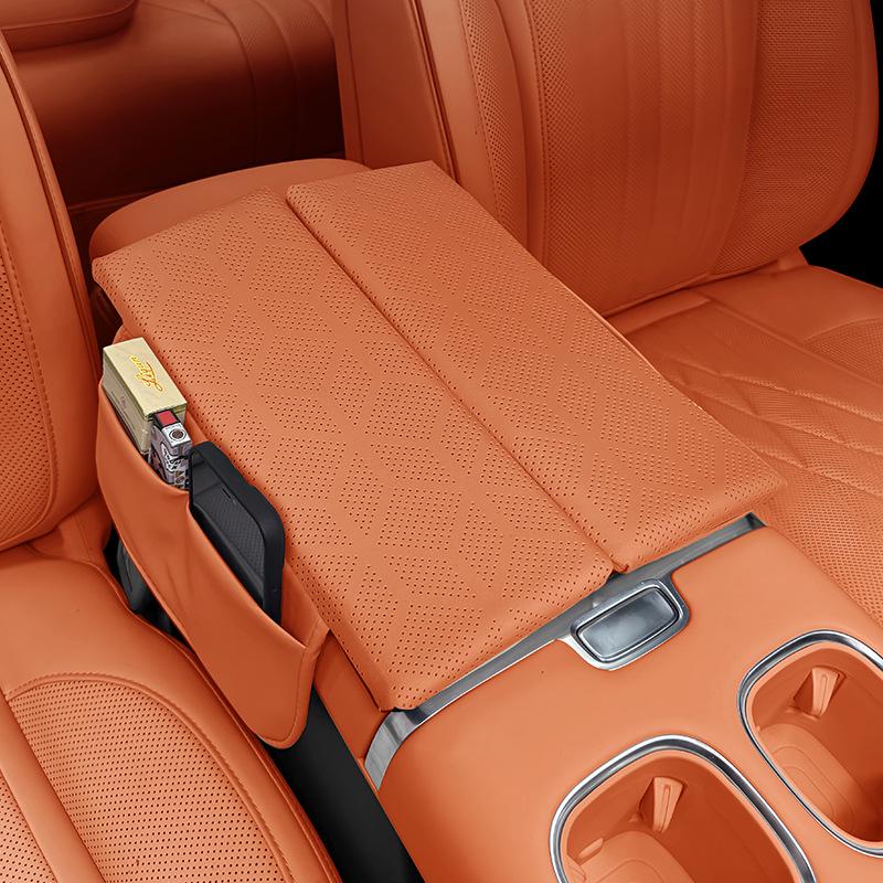 

Оригинальная накладка на крышку подлокотника E07 из кожи наппа: Оригинальный цвет, Центральная защита, Подъемная прокладка