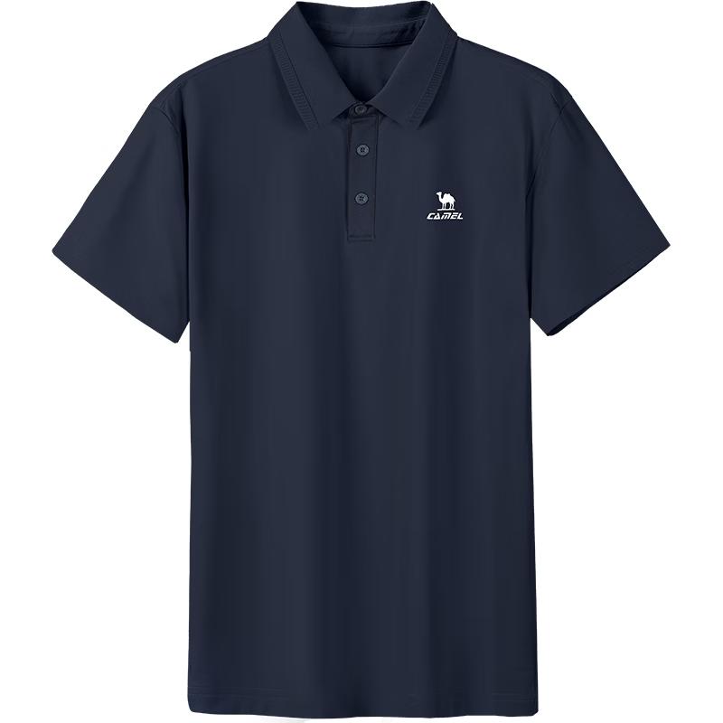 Camel Quick-Dry Performance Polo Shirt L