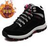 Couple Boots Outdoor Waterproof Hiking Hiking Boots Plus Size Plush Warm Comfort Casual Sneakers Ladies Walking Camping Shoes