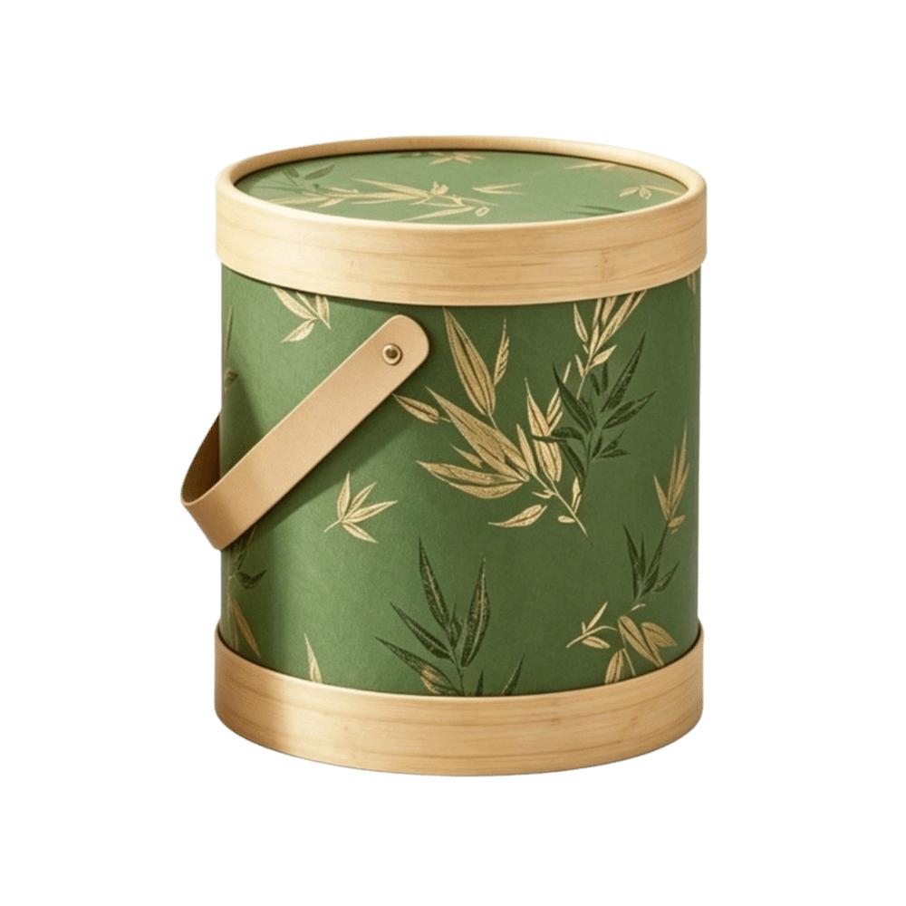 Portable Mooncake Gift Box Universal Mooncake Container Gift Pail Box Festival Handmade Pastry Style-C