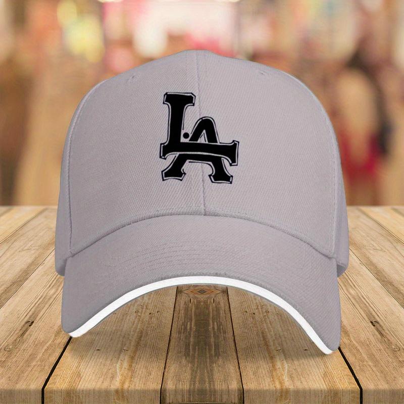 1Packaged Trendy VersatileLALetter Print Casual Baseball Cap Unisex Outdoor Universal Sunshade Baseball Cap
