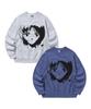 Video Jaki Pixel Girl Sweatshirt [Purple Blue]