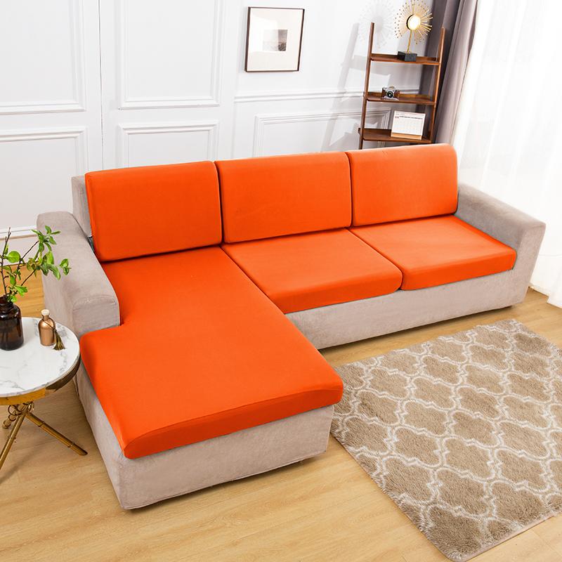 Elastischer, schlichter Sofa-Kissenbezug, leichter, atmungsaktiver Stoff, Sofabezüge für Wohnzimmer, waschbarer Möbel-Couch-Schutz