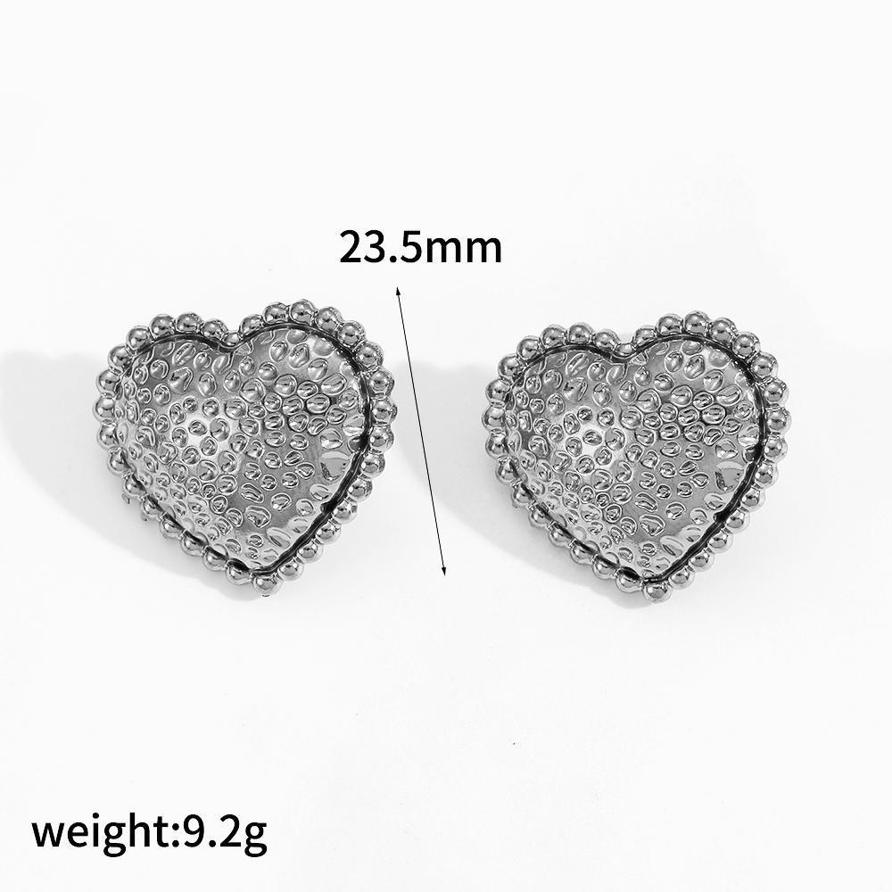 Modern Style Stainless Steel Geometric Earrings For Women Summer