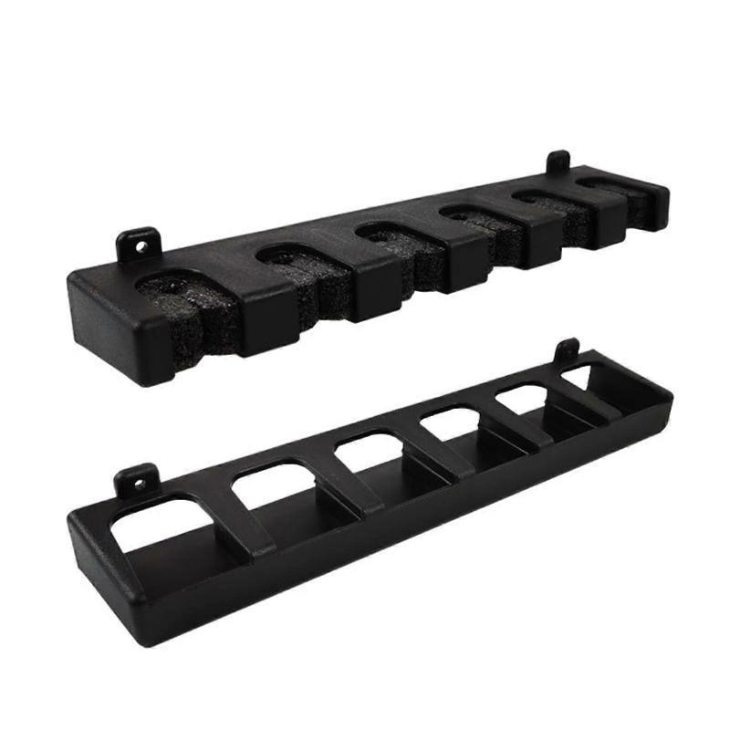 Wall Mount Fishing Rod Holder 6/8 Rod Racks Horizontal Vertical Fishing Rods Storage Modular Garage Includ Screws