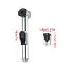 1PC Multifunctional Adjustable Handheld Bidet Sprayer Self Cleaning Nozzle Water Pressure Control Toilet Bathroom Shower Head