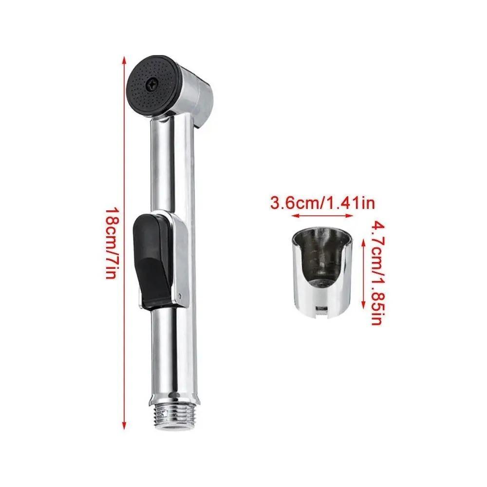 1PC Multifunctional Adjustable Handheld Bidet Sprayer Self Cleaning Nozzle Water Pressure Control Toilet Bathroom Shower Head