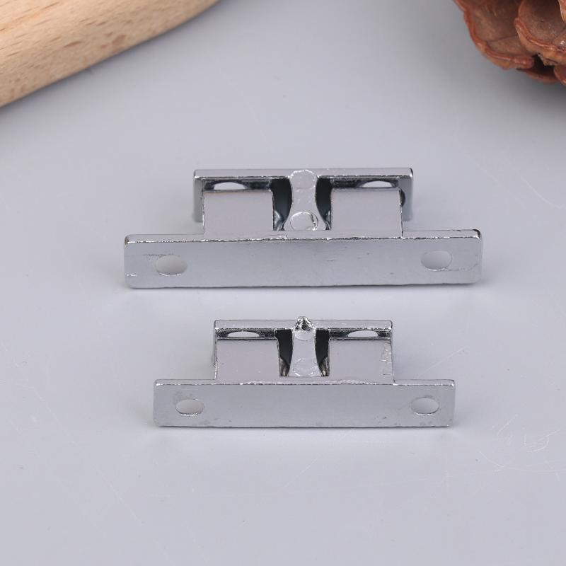 1Pc Furniture Door Ball Latch Brass Double Roller Spring Ball Catch Latches Cabinet Closet Door Adjustable Tension Latch