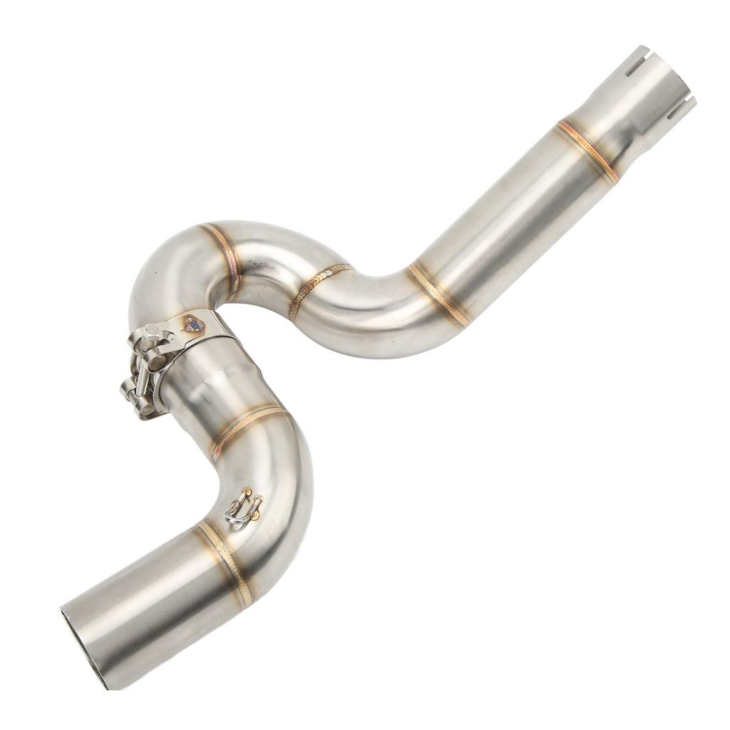 Exhaust Mid Pipe Stainless Steel Elbow Design Leak Free Replacement for Benelli TRK502 2017‑2020