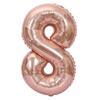 40in Large  Golden Foil Number 0-9 Balloons for Wedding Birthday Party Decor