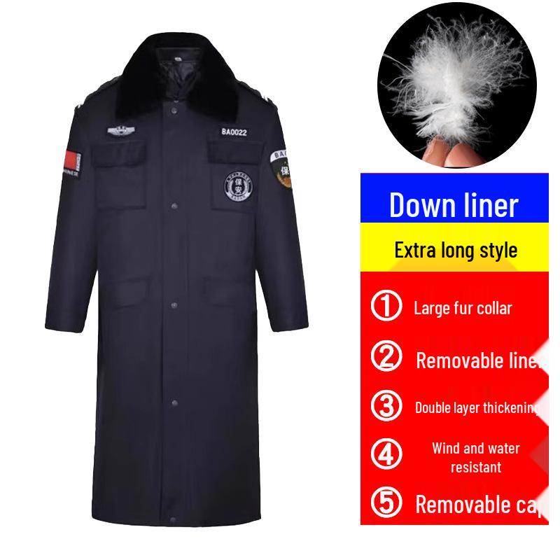 

Чоловіче зимове бавовняне пальто: Морозостійкий та теплий, до -40°C, Ідеальний для охорони та захисту праці. 190