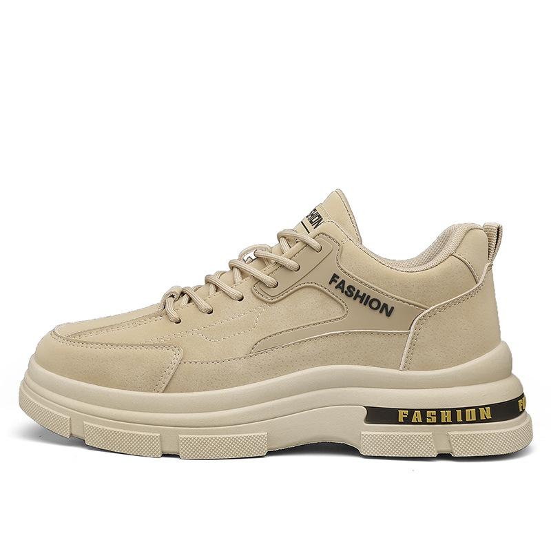 

Низкие уличные туфли на платформе, ретро мужские ботинки Мартина на шнуровке, повседневная модная мужская обувь для четырех сезонов 44