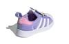 Disney X Adidas Originals SUPERSTAR 360 Abrasion Resistant Low Top Toddler Shoes Purple Infant And Toddler GX3280