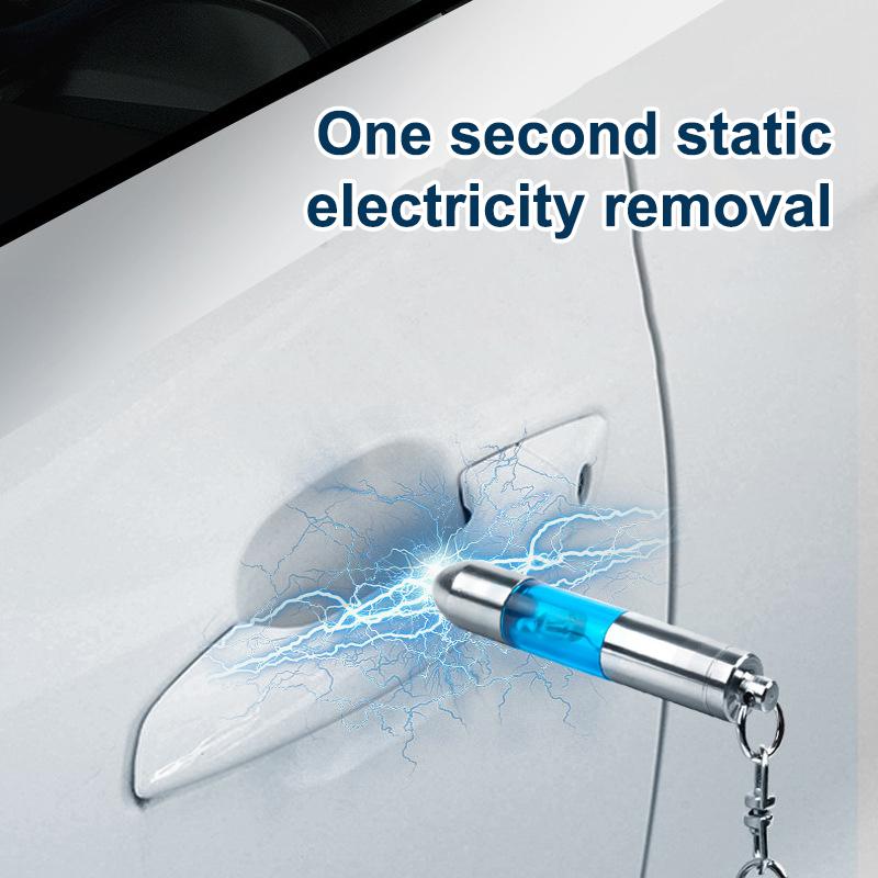 Antistatisk Nyckelring Bilkaross Statisk Eliminator Urladdare Antistatisk Stång Bärbar Nyckelring Eliminator Högspännings Bärbar Nyckel