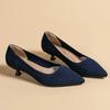 Fashion Women's Solid Color Flat Shoes Casual Fashion Breathable Non Slip Rubber Sole Pointed Non-Slip Comfortable Spring and Autumn