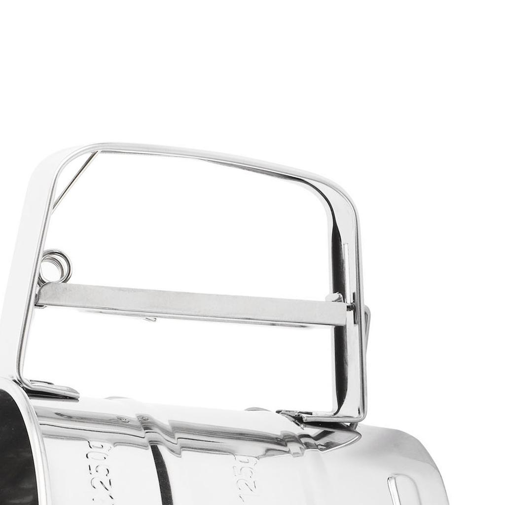 Handlicher manueller Mehlsieb aus Edelstahl Sieb Küchenbackwerkzeug