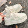 Fashion Women Platform Sneakers Star Design Lace Up Skateboard Flat Outdoor Comfortable Running Sports Shoes Tennis  Sneakers