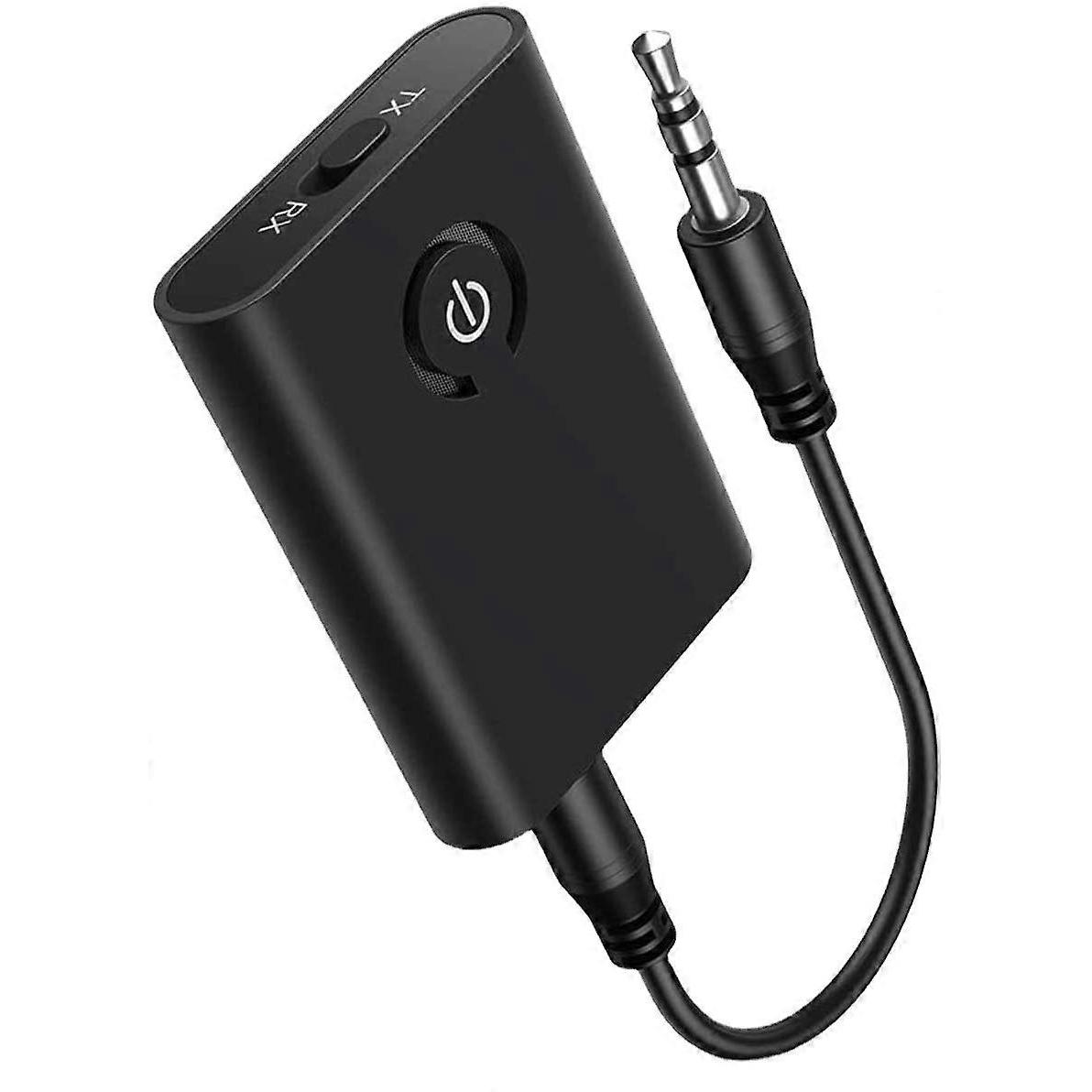 Transmițător/receptor Bluetooth 5.0, Adaptor audio wireless 2-în-1 de 3,5 mm
