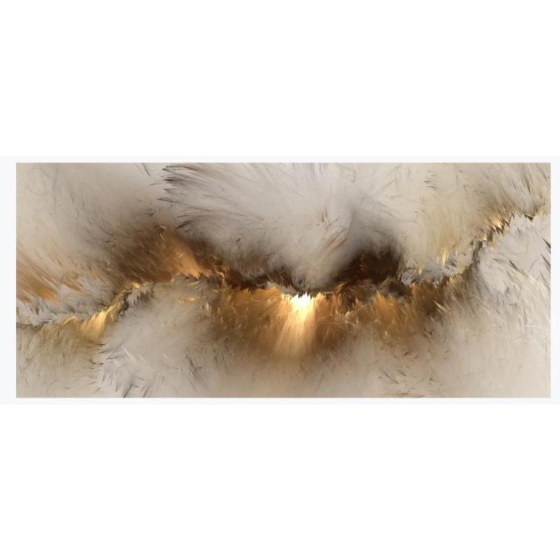 

Домашний Декор Плакат Абстрактное Облако Пейзаж Картина Маслом Стены Искусства Гостиная Спальня Крыльцо Декор Комнаты Эстетические Плакаты Живопись 20x40cm No frame белый/золотой